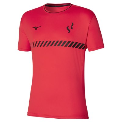 Camisa Mizuno Sergio Ramos Training Tee Mujer Rojos - Chile M259OZEKRV
